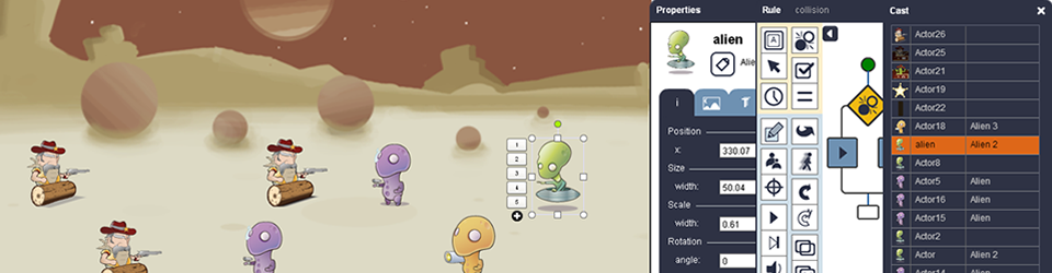 Crea juegos para iOS, Android, HTML5, Flash, iPhone and iPad